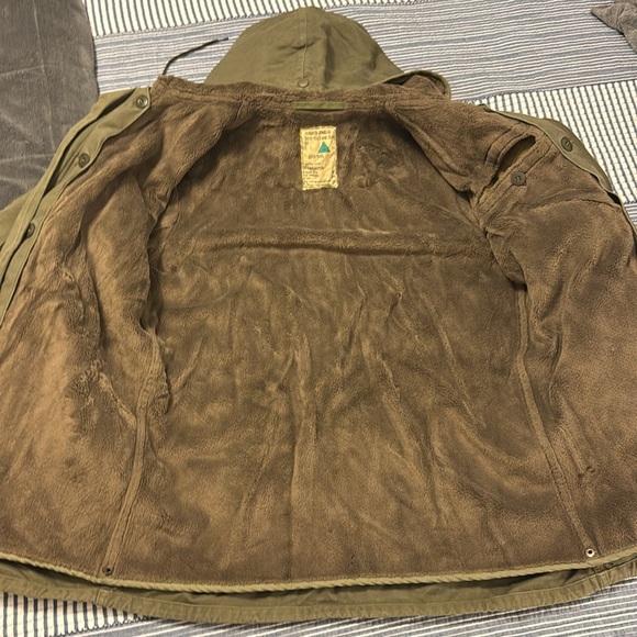 Vintage German Military Jacket Mens size S - Picture 3 of 9